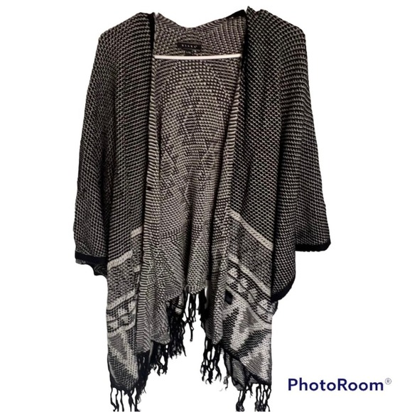 Kiara Open Front Fringe Cardigan - Picture 1 of 4